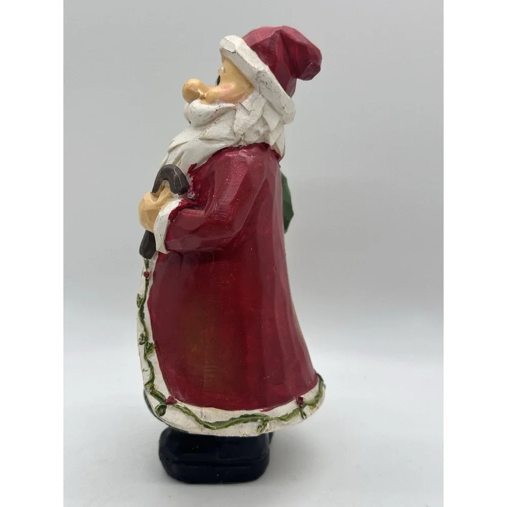 Vintage Santa Claus Figurine Hand Painted Christmas Decor‎ 5.5